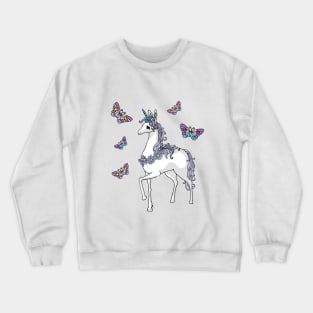 Cute Unicorn Crewneck Sweatshirt